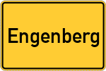 Place name sign Engenberg