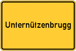 Place name sign Unternützenbrugg