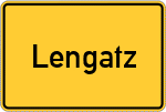 Place name sign Lengatz