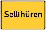 Place name sign Sellthüren