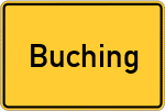 Place name sign Buching