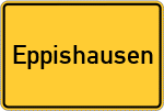 Place name sign Eppishausen