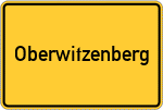 Place name sign Oberwitzenberg