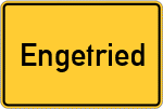 Place name sign Engetried