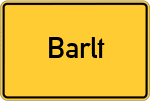 Place name sign Barlt