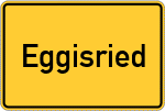 Place name sign Eggisried