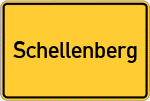 Place name sign Schellenberg