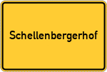 Place name sign Schellenbergerhof