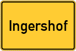 Place name sign Ingershof