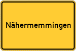 Place name sign Nähermemmingen