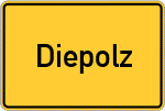 Place name sign Diepolz