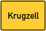 Place name sign Krugzell