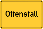 Place name sign Ottenstall