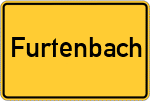 Place name sign Furtenbach, Allgäu