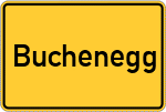 Place name sign Buchenegg