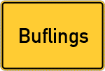 Place name sign Buflings