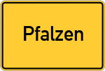 Place name sign Pfalzen