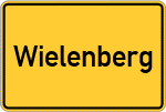 Place name sign Wielenberg