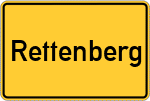 Place name sign Rettenberg