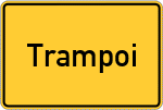 Place name sign Trampoi