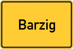 Place name sign Barzig