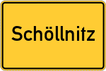 Place name sign Schöllnitz