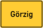 Place name sign Görzig
