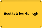 Place name sign Buchholz bei Niemegk