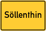 Place name sign Söllenthin