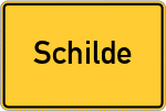 Place name sign Schilde