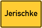 Place name sign Jerischke