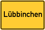 Place name sign Lübbinchen