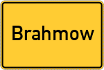 Place name sign Brahmow