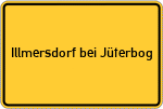 Place name sign Illmersdorf bei Jüterbog