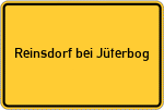Place name sign Reinsdorf bei Jüterbog