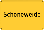 Place name sign Schöneweide