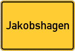 Place name sign Jakobshagen