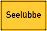 Place name sign Seelübbe
