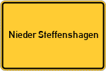 Place name sign Nieder Steffenshagen