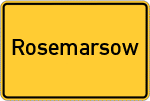 Place name sign Rosemarsow