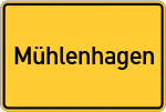 Place name sign Mühlenhagen