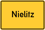 Place name sign Nielitz
