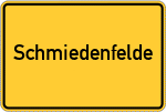 Place name sign Schmiedenfelde