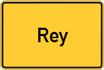 Place name sign Rey