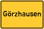 Place name sign Görzhausen