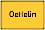 Place name sign Oettelin
