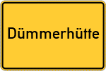 Place name sign Dümmerhütte