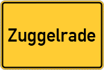 Place name sign Zuggelrade