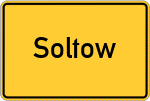 Place name sign Soltow