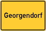 Place name sign Georgendorf